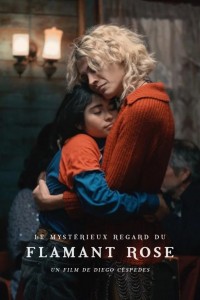 Affiche Le myst&eacute;rieux regard du flamant rose